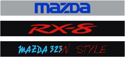 Framrutestreamers Mazda